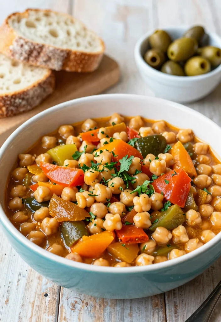 12 Vegan Crockpot Recipes for Easy Hands Off Cooking 26 12 Vegan Crockpot Recipes for Easy Hands Off Cooking 6. Mediterranean Chickpea Stew 0