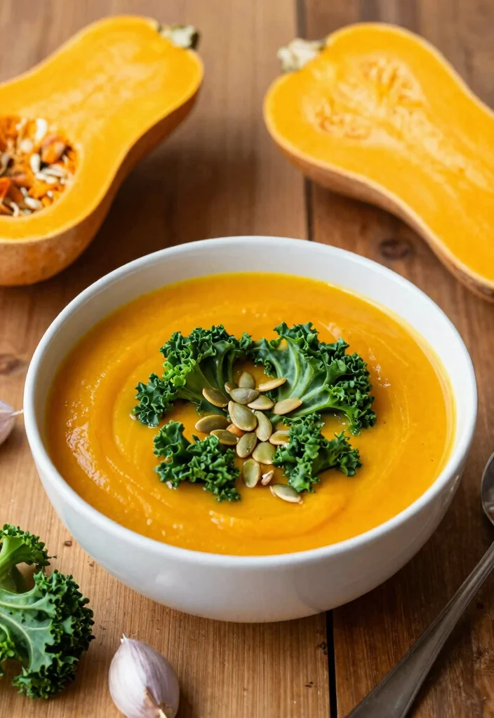 12 Vegan Crockpot Recipes for Easy Hands Off Cooking 27 12 Vegan Crockpot Recipes for Easy Hands Off Cooking 7. Butternut Squash and Kale Soup 0