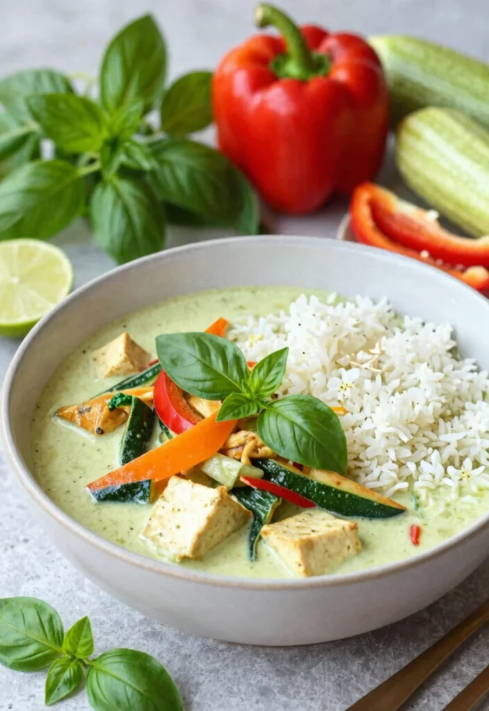 12 Vegan Curry Recipes with Rich Spiced Flavor 24 12 Vegan Curry Recipes with Rich Spiced Flavor 4. Thai Green Curry 0