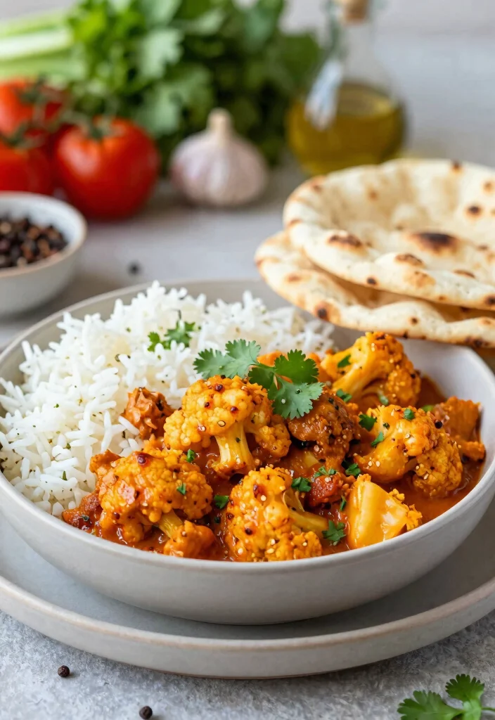 12 Vegan Curry Recipes with Rich Spiced Flavor 27 12 Vegan Curry Recipes with Rich Spiced Flavor 7. Cauliflower Tikka Masala 0