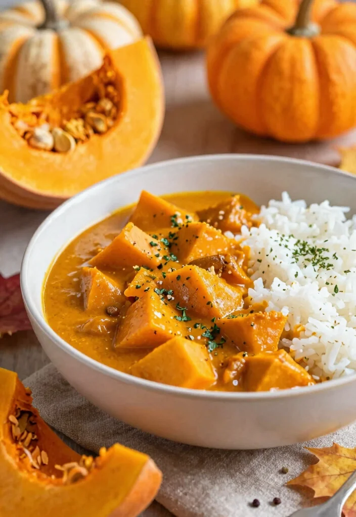 12 Vegan Curry Recipes with Rich Spiced Flavor 28 12 Vegan Curry Recipes with Rich Spiced Flavor 8. Pumpkin Curry 0