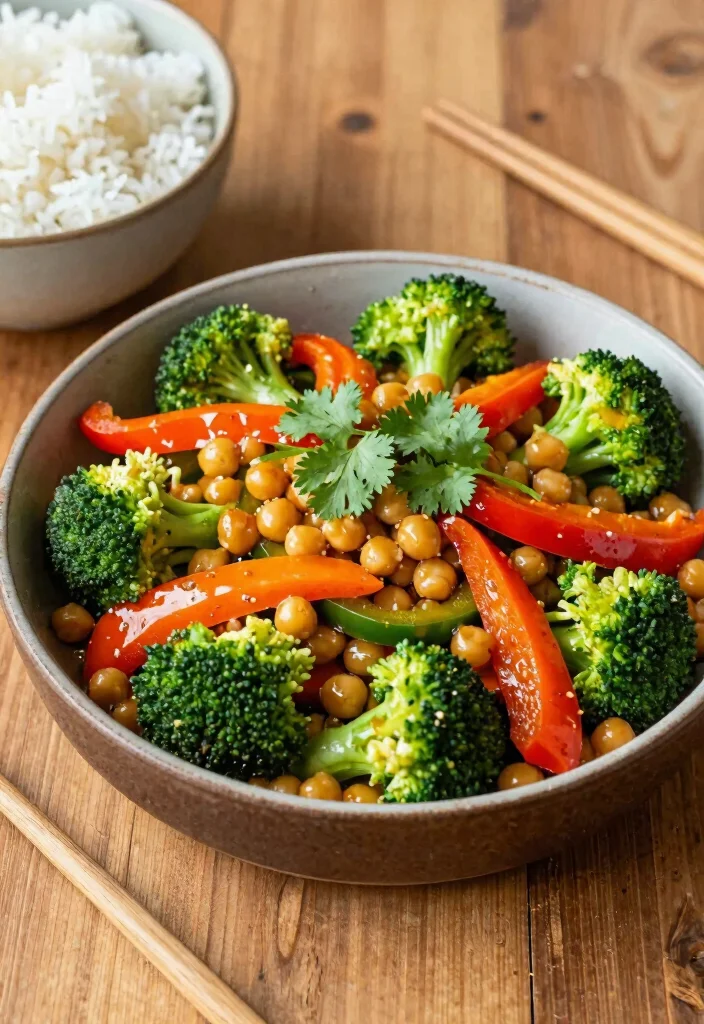 12 Vegan Dinner Recipes for Simple Weeknight Meals 1. Quick Chickpea Stir Fry 0