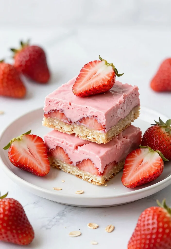 12 Vegan Easter Recipes for a Springtime Plant Based Feast 49 12 Vegan Easter Recipes for a Springtime Plant Based Feast 9. Strawberry Bliss Bars 0
