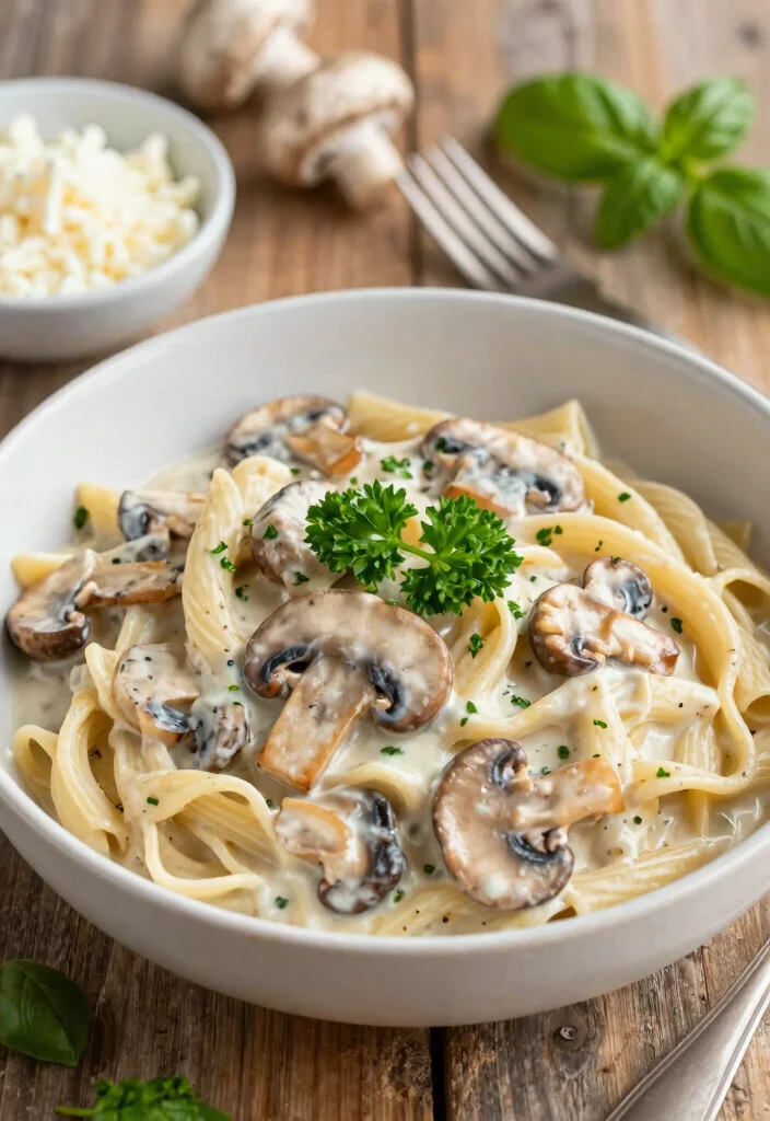 12 Vegan Food Recipes for Everyday Plant Based Living 1. Creamy Vegan Mushroom Pasta 0
