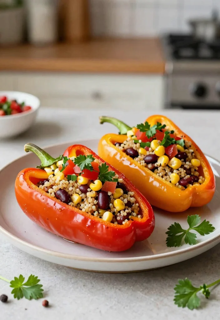 12 Vegan Instant Pot Recipes for Fast Easy Cooking 51 12 Vegan Instant Pot Recipes for Fast Easy Cooking 11. Vegan Stuffed Peppers 0