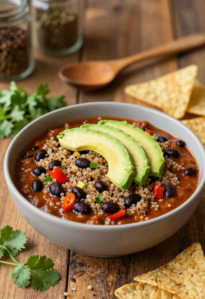 12 Vegan Instant Pot Recipes for Fast Easy Cooking 12 12 Vegan Instant Pot Recipes for Fast Easy Cooking 2. Quinoa and Black Bean Chili 0