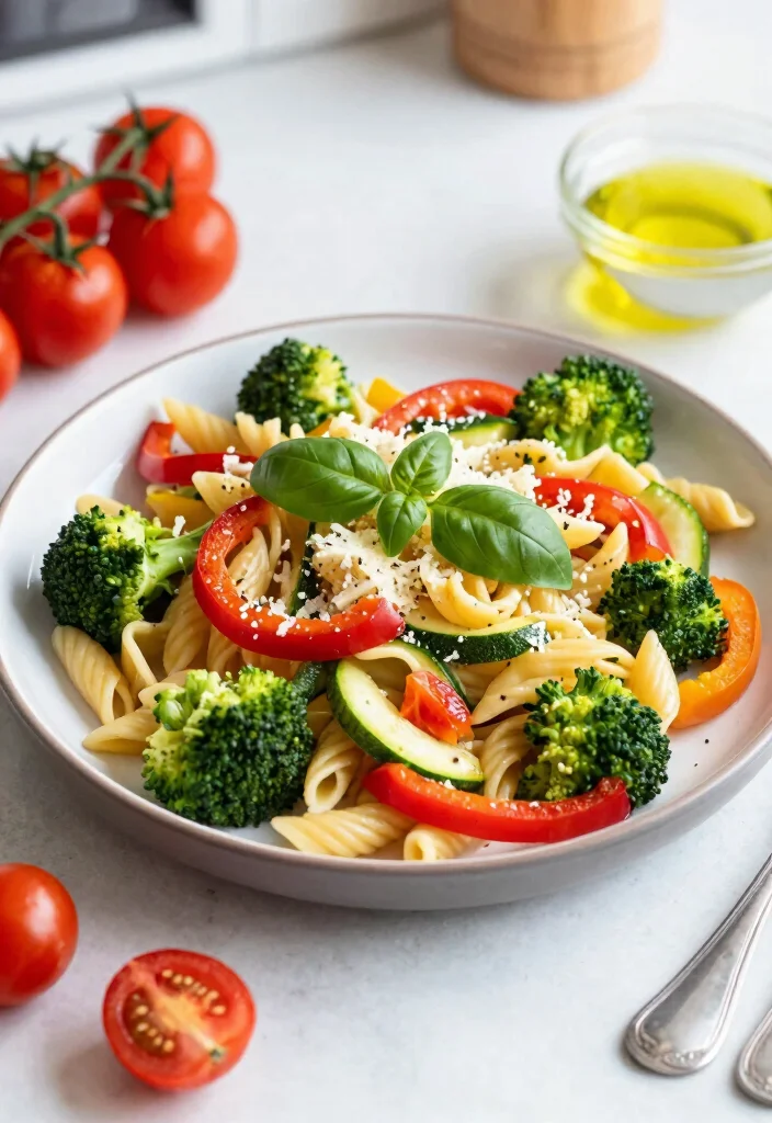 12 Vegan Instant Pot Recipes for Fast Easy Cooking 13 12 Vegan Instant Pot Recipes for Fast Easy Cooking 3. Vegan Pasta Primavera 0