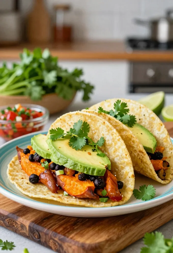 12 Vegan Instant Pot Recipes for Fast Easy Cooking 15 12 Vegan Instant Pot Recipes for Fast Easy Cooking 5. Sweet Potato and Black Bean Tacos 0