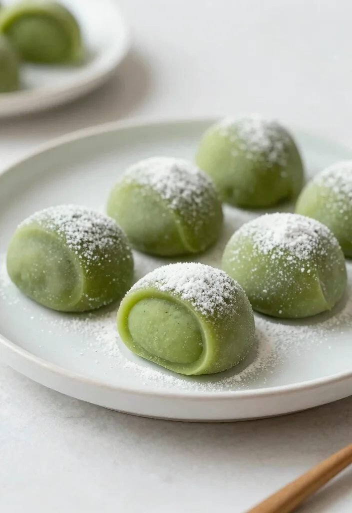 12 Vegan Japanese Recipes with Clean Umami Flavor 12. Vegan Matcha Mochi 0