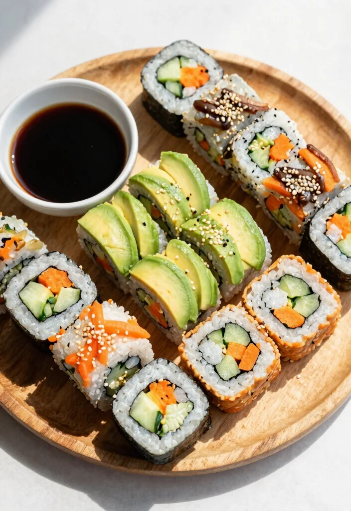 12 Vegan Japanese Recipes with Clean Umami Flavor 2. Vegan Sushi Rolls 0