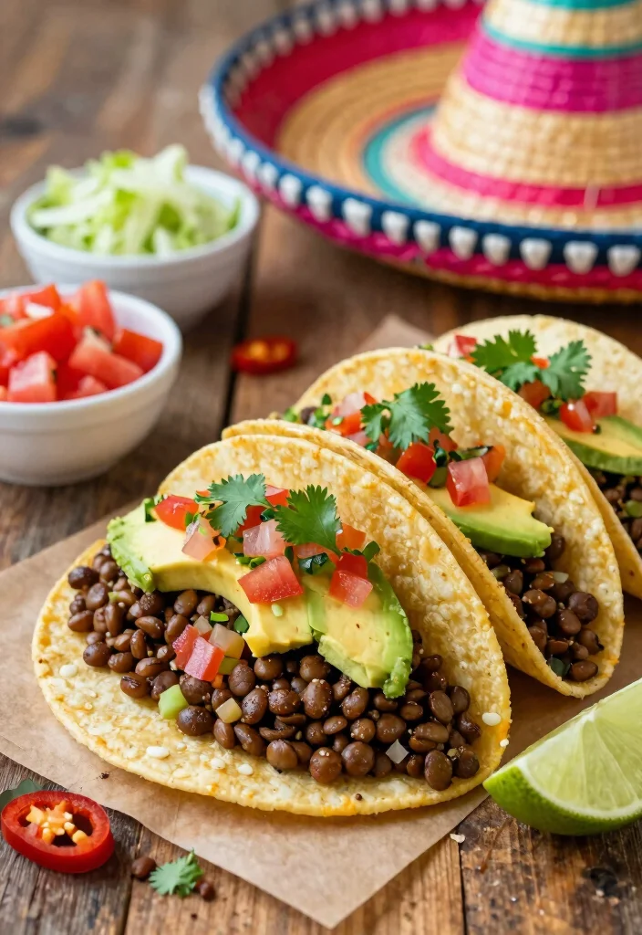 12 Vegan Mexican Recipes with Bold Plant Based Flavor 1. Spicy Vegan Tacos 0