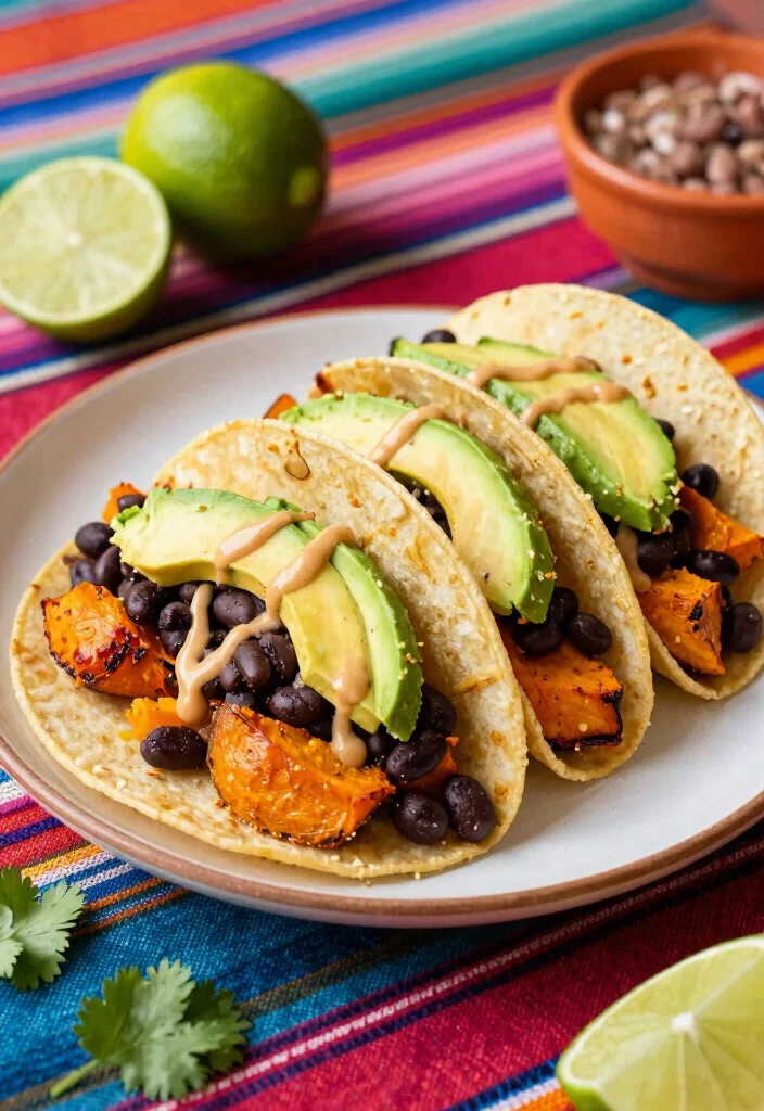12 Vegan Mexican Recipes with Bold Plant Based Flavor 11. Sweet Potato Tacos 0