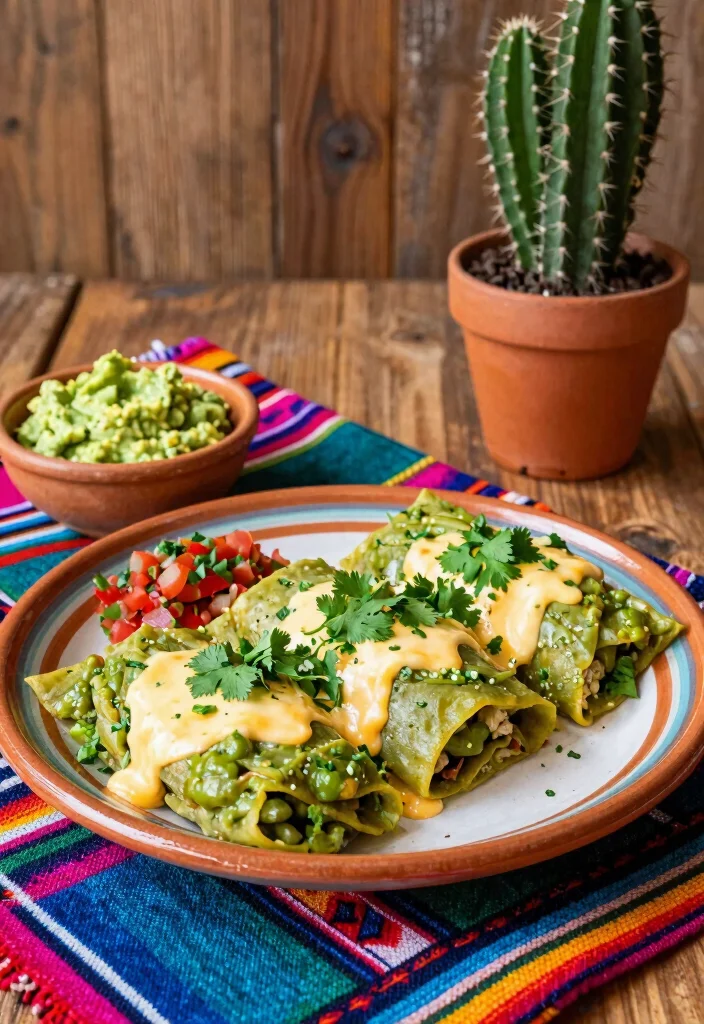 12 Vegan Mexican Recipes with Bold Plant Based Flavor 2. Vegan Enchiladas Verde 0