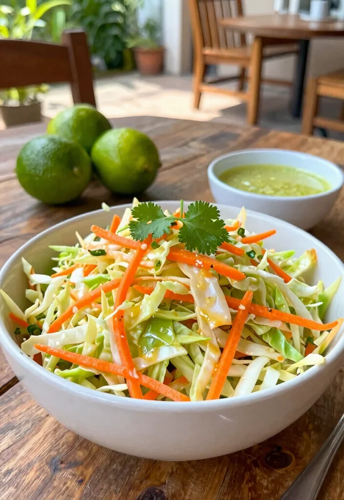 12 Vegan Mexican Recipes with Bold Plant Based Flavor 9. Zesty Cabbage Salad 0