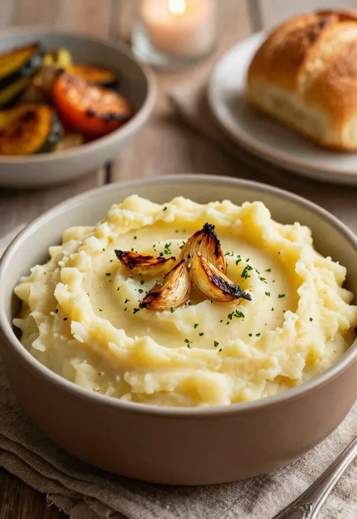 12 Vegan Potato Recipes for Simple Budget Friendly Meals 8. Garlic Mashed Potatoes with a Twist 0 1