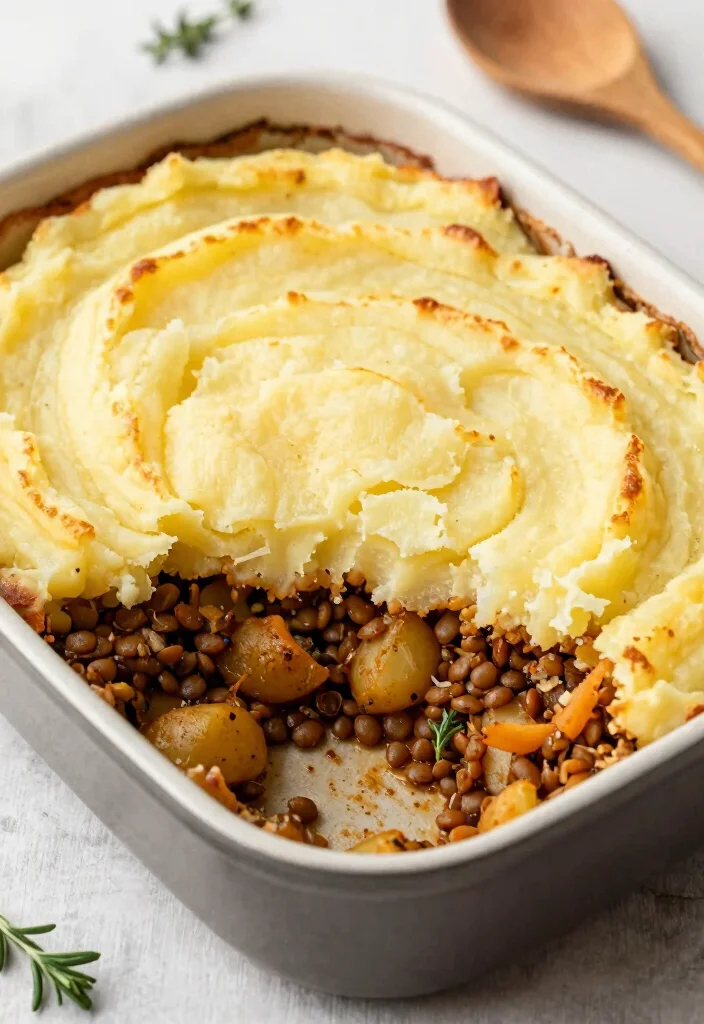 12 Vegan Potato Recipes for Simple Budget Friendly Meals 9. Potato and Lentil Shepherds Pie 0 1