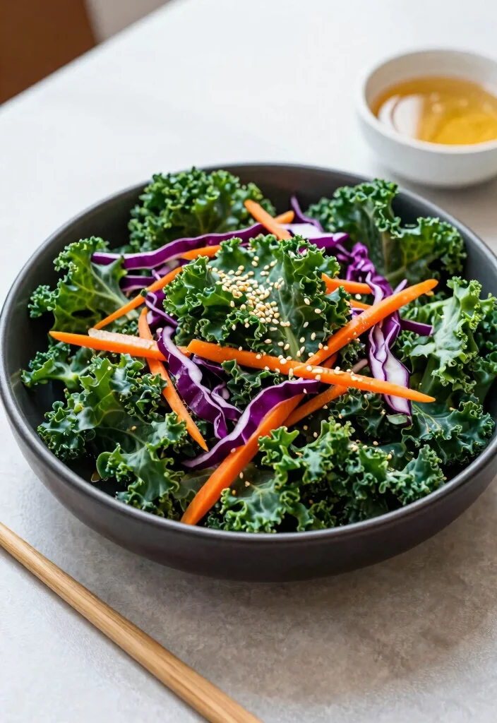 12 Vegan Salad Recipes for Fresh Everyday Meals 48 12 Vegan Salad Recipes for Fresh Everyday Meals 8. Asian Kale Salad 0