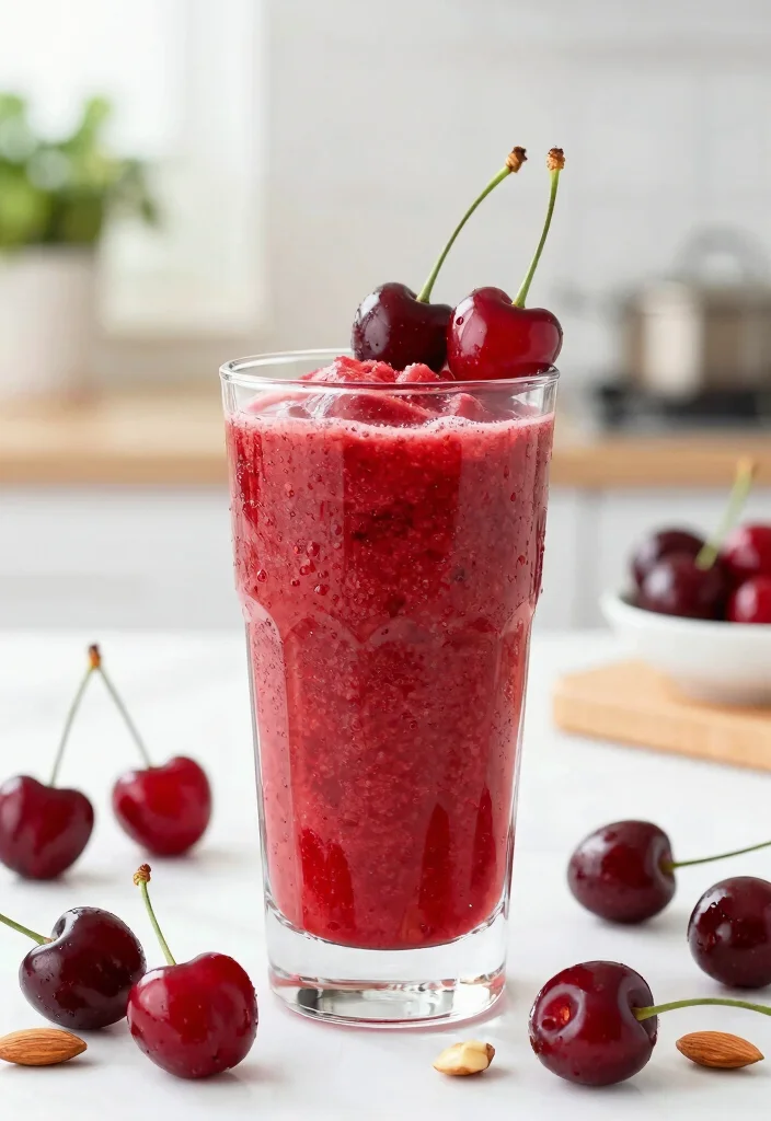 12 Vegan Smoothie Recipes for Quick Plant Based Fuel 51 12 Vegan Smoothie Recipes for Quick Plant Based Fuel 11. Cherry Almond Smoothie 0