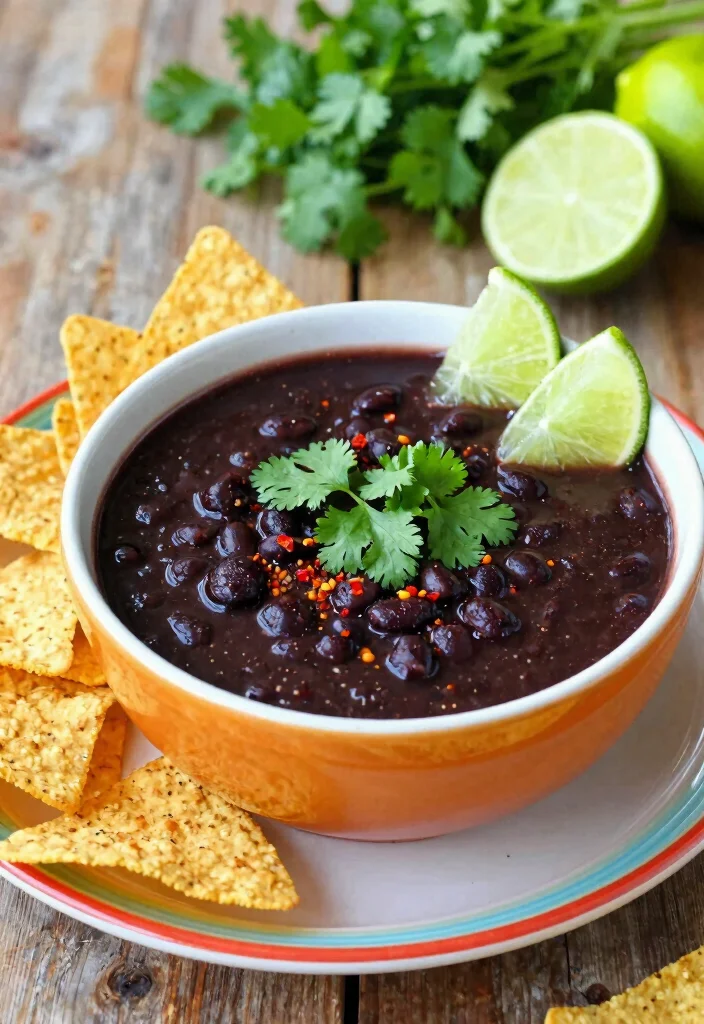 12 Vegan Soup Recipes for Cozy Nourishing Bowls 13 12 Vegan Soup Recipes for Cozy Nourishing Bowls 3. Spicy Black Bean Soup 0