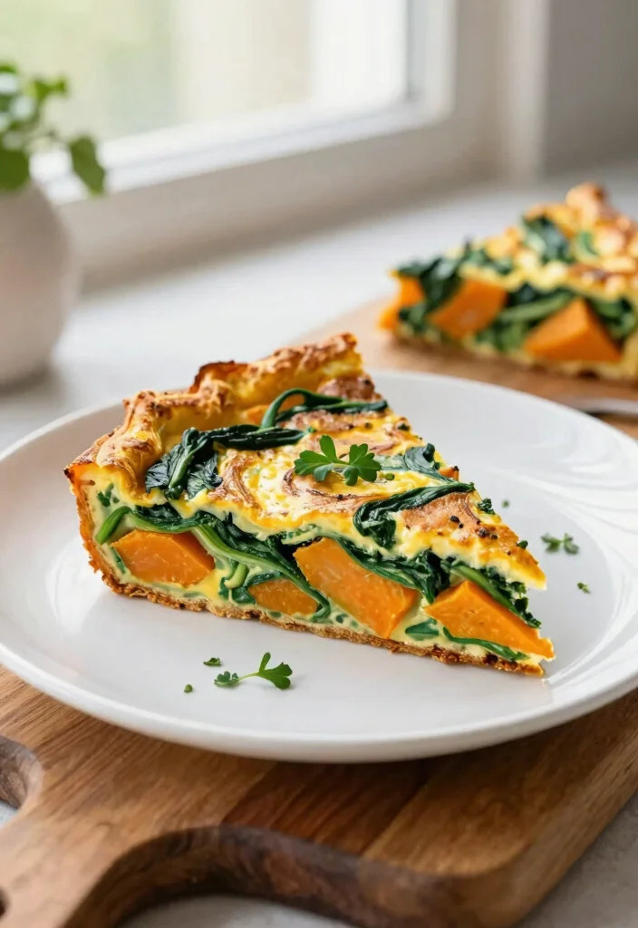 12 Vegan Sweet Potato Recipes for Hearty Comfort Dishes 48 12 Vegan Sweet Potato Recipes for Hearty Comfort Dishes 8. Sweet Potato and Spinach Frittata 0