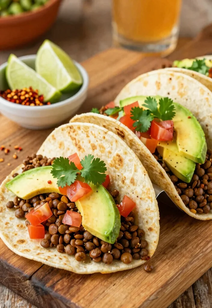 12 Vegan Taco Recipes for Fresh Meatless Weeknights 1. Spicy Lentil Tacos 0