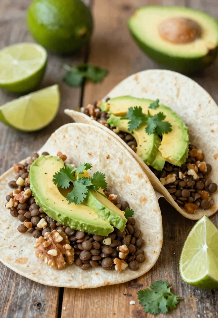 12 Vegan Taco Recipes for Fresh Meatless Weeknights 11. Lentil Walnut Tacos 0
