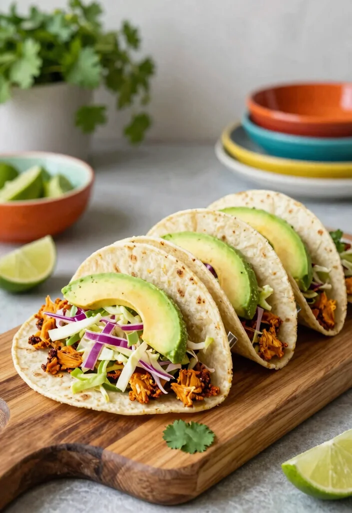 12 Vegan Taco Recipes for Fresh Meatless Weeknights 2. Crispy Jackfruit Tacos 0