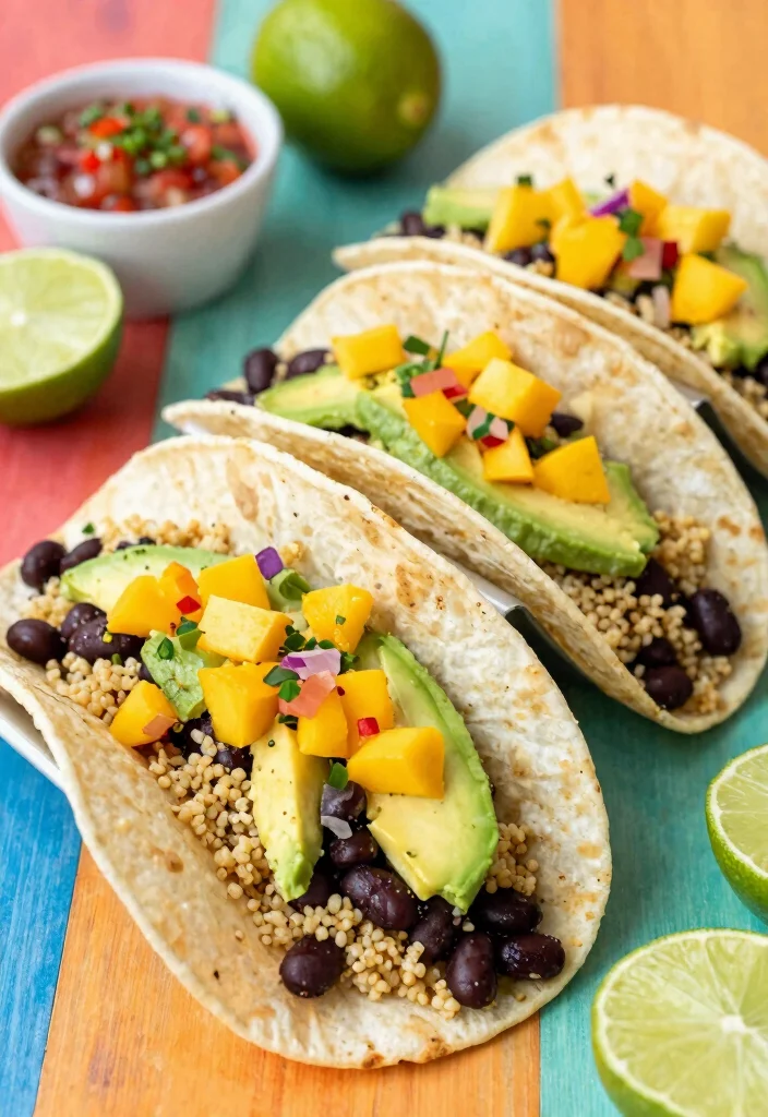 12 Vegan Taco Recipes for Fresh Meatless Weeknights 3. Black Bean Quinoa Tacos 0
