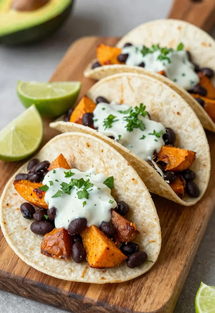 12 Vegan Taco Recipes for Fresh Meatless Weeknights 6. Sweet Potato Black Bean Tacos 0