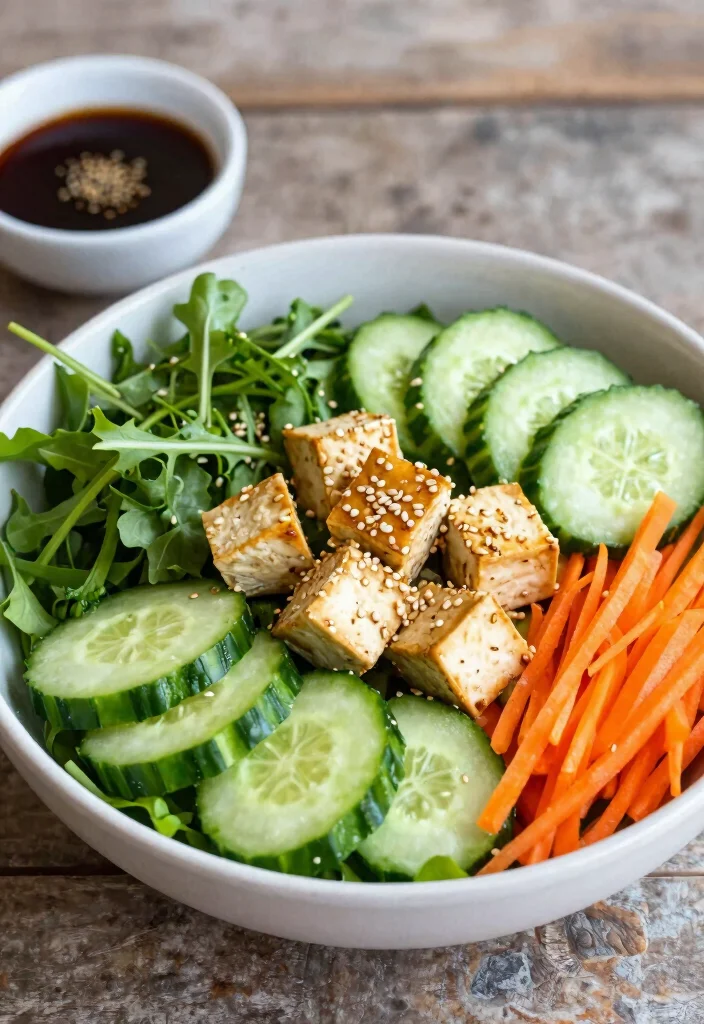 12 Vegan Tofu Recipes for Simple Plant-Based Meals 61 12 Vegan Tofu Recipes for Simple Plant Based Meals 11. Asian Sesame Tofu Salad 0