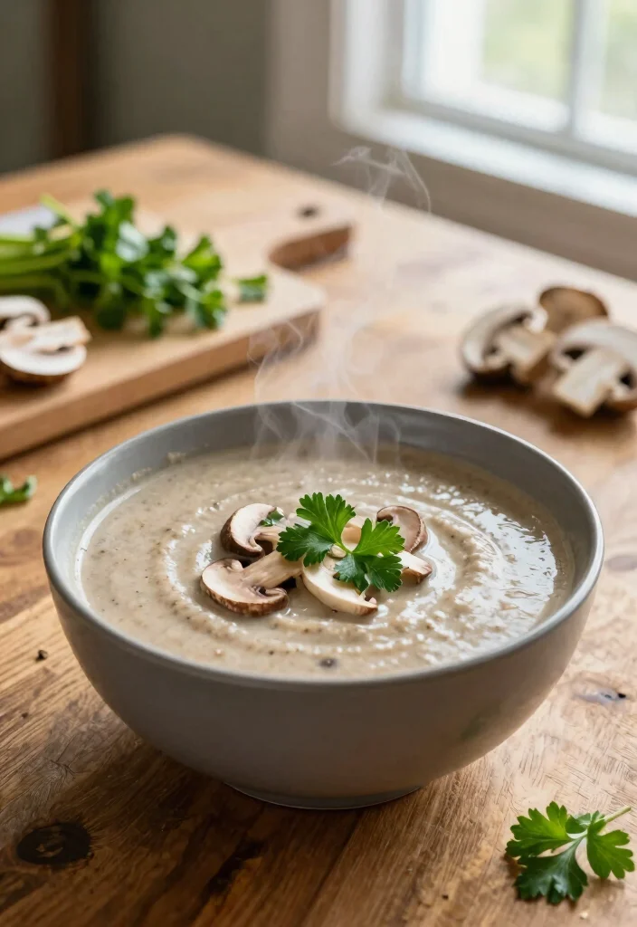 12 Vegan Winter Recipes for Cozy Comfort Food 1. Creamy Vegan Mushroom Soup 0