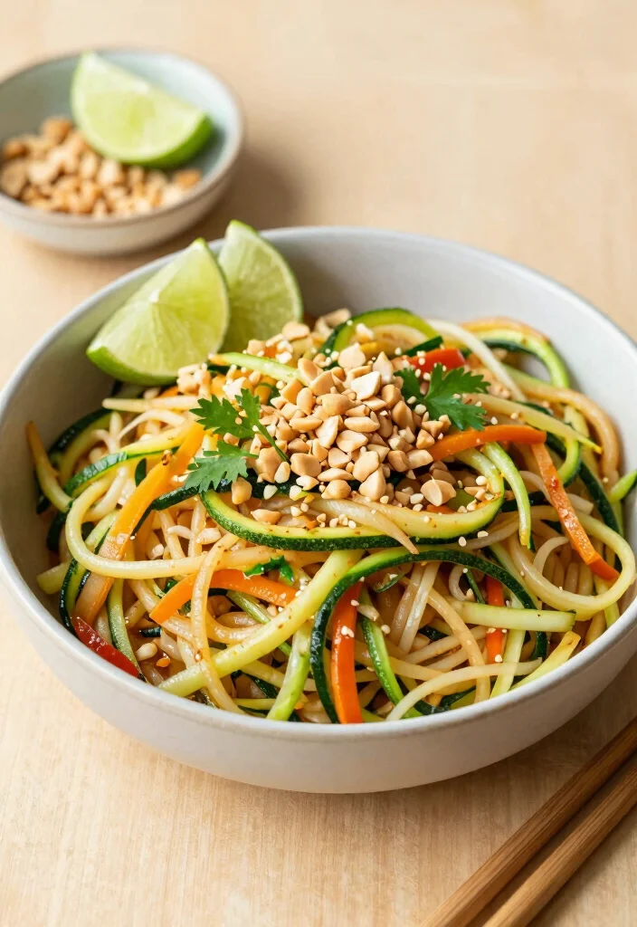 12 Vegan Zucchini Recipes for Light Seasonal Cooking 1. Zucchini Noodle Pad Thai 0