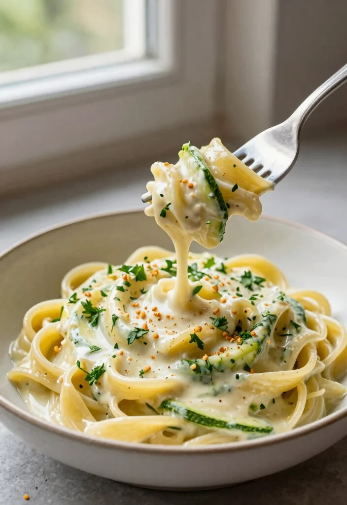 12 Vegan Zucchini Recipes for Light Seasonal Cooking 2. Creamy Zucchini Alfredo Sauce 0