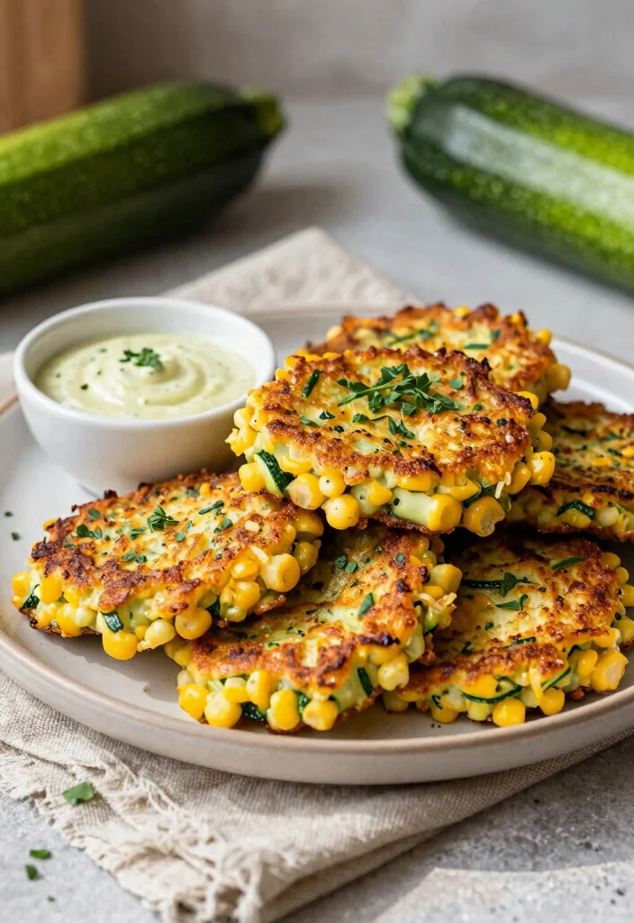 12 Vegan Zucchini Recipes for Light Seasonal Cooking 3. Zucchini and Corn Fritters 0