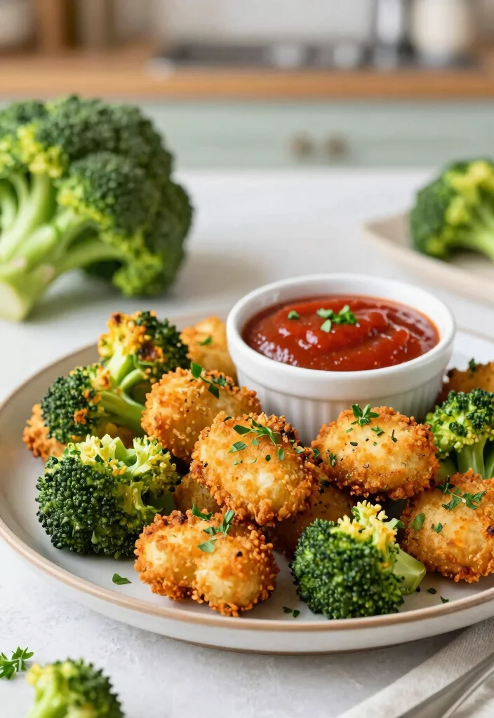 12 Vegetarian Air Fryer Recipes for Quick Cooking 39 12 Vegetarian Air Fryer Recipes for Quick Cooking 9. Air Fryer Broccoli Bites 0