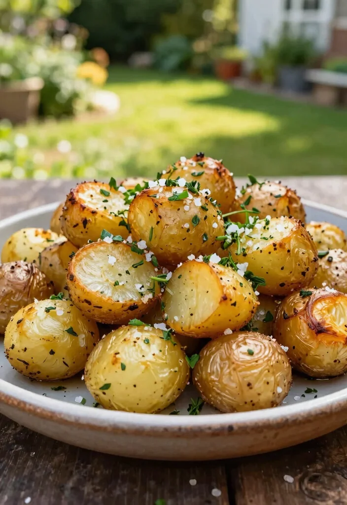 12 Vegetarian BBQ Recipes for Meatless Grilling 41 12 Vegetarian BBQ Recipes for Meatless Grilling 10. Herb and Garlic Grilled Baby Potatoes 0