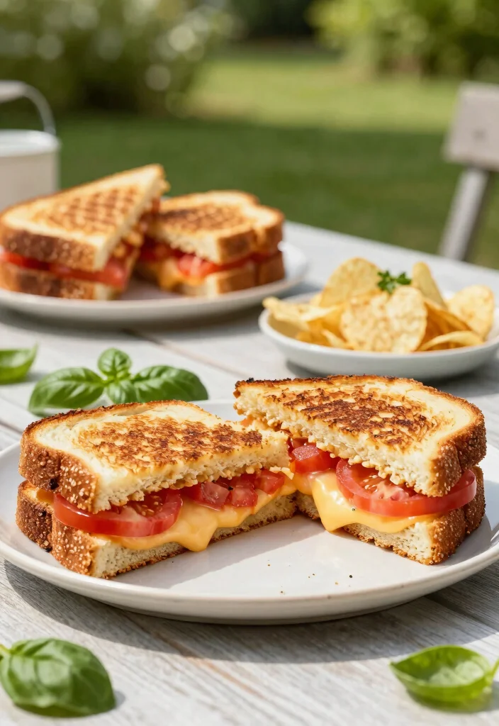 12 Vegetarian BBQ Recipes for Meatless Grilling 42 12 Vegetarian BBQ Recipes for Meatless Grilling 11. Grilled Cheese and Tomato Sandwiches 0