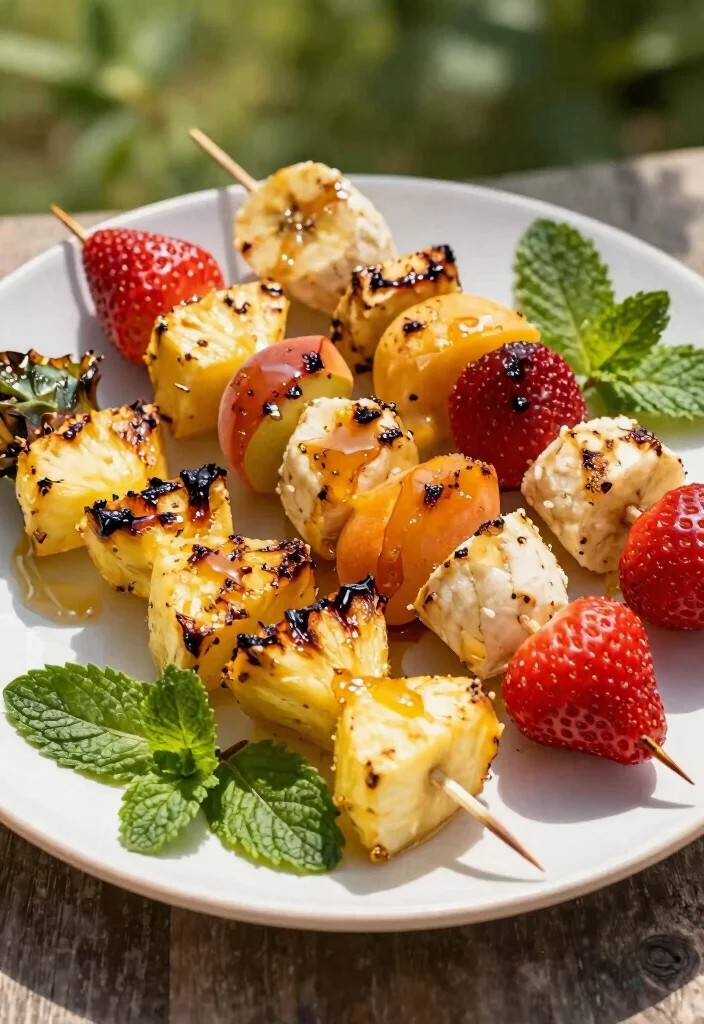 12 Vegetarian BBQ Recipes for Meatless Grilling 53 12 Vegetarian BBQ Recipes for Meatless Grilling 12. Grilled Fruit Skewers 0
