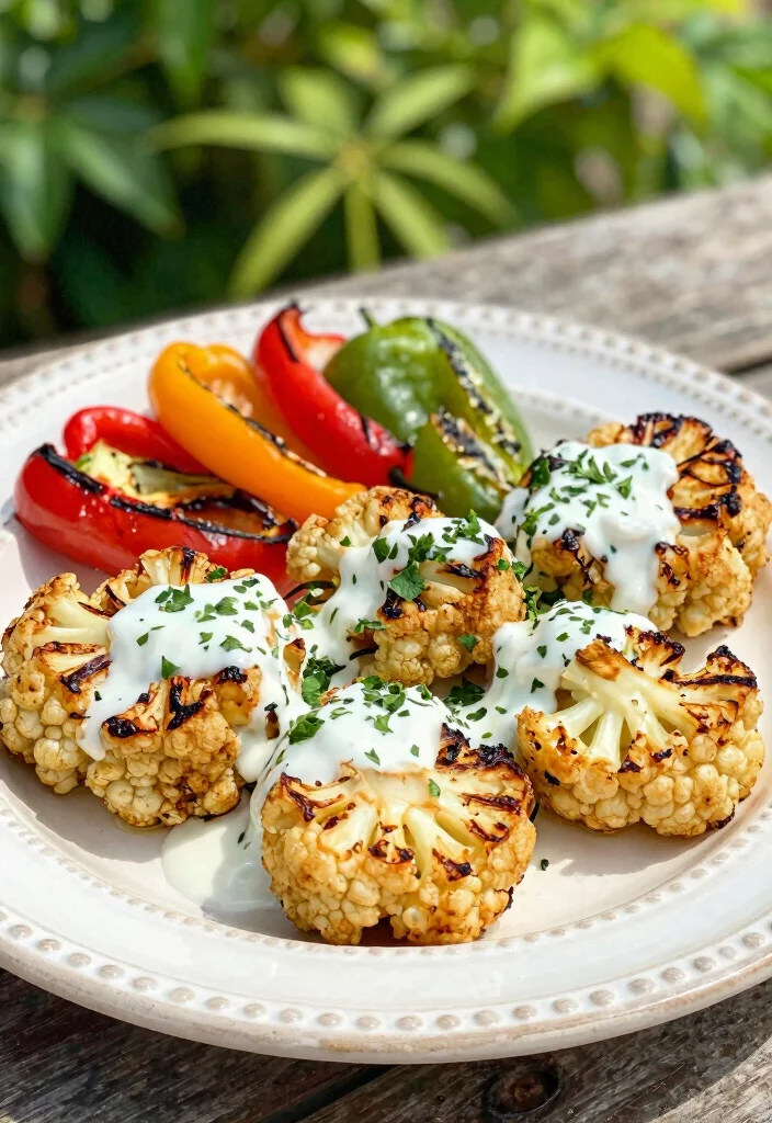 12 Vegetarian BBQ Recipes for Meatless Grilling 25 12 Vegetarian BBQ Recipes for Meatless Grilling 4. Spicy Grilled Cauliflower Steaks 0