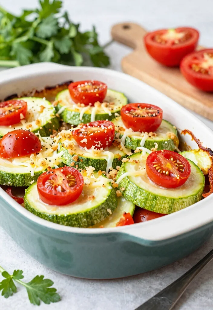 12 Vegetarian Casserole Recipes for Comfort Dinners 10. Zucchini and Tomato Casserole 0