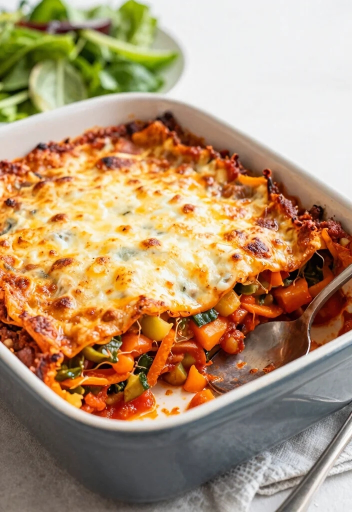 12 Vegetarian Casserole Recipes for Comfort Dinners 8. Vegetable Lasagna Casserole 0