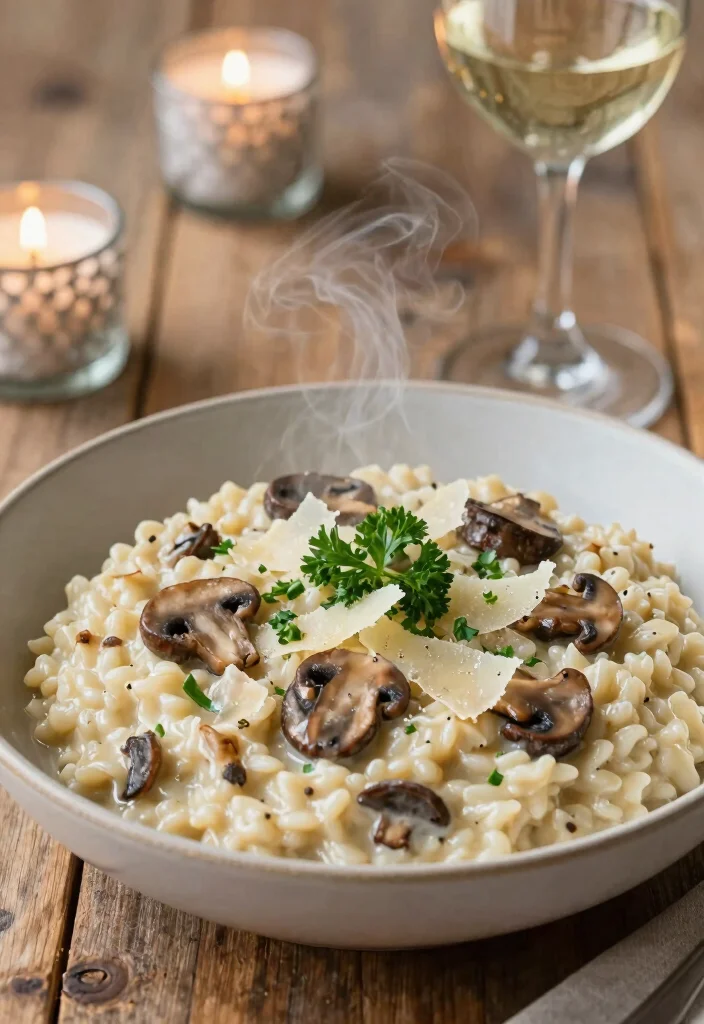 12 Vegetarian Christmas Recipes for a Festive Table 23 12 Vegetarian Christmas Recipes for a Festive Table 3. Creamy Mushroom Risotto 0