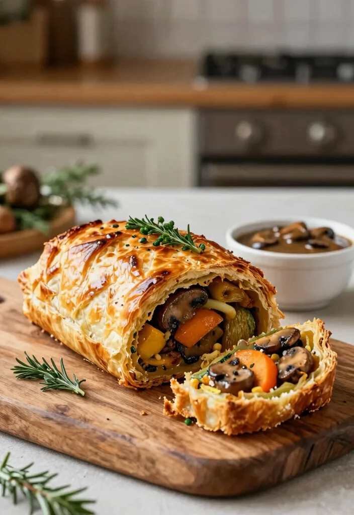 12 Vegetarian Christmas Recipes for a Festive Table 25 12 Vegetarian Christmas Recipes for a Festive Table 5. Holiday Vegetable Wellington 0