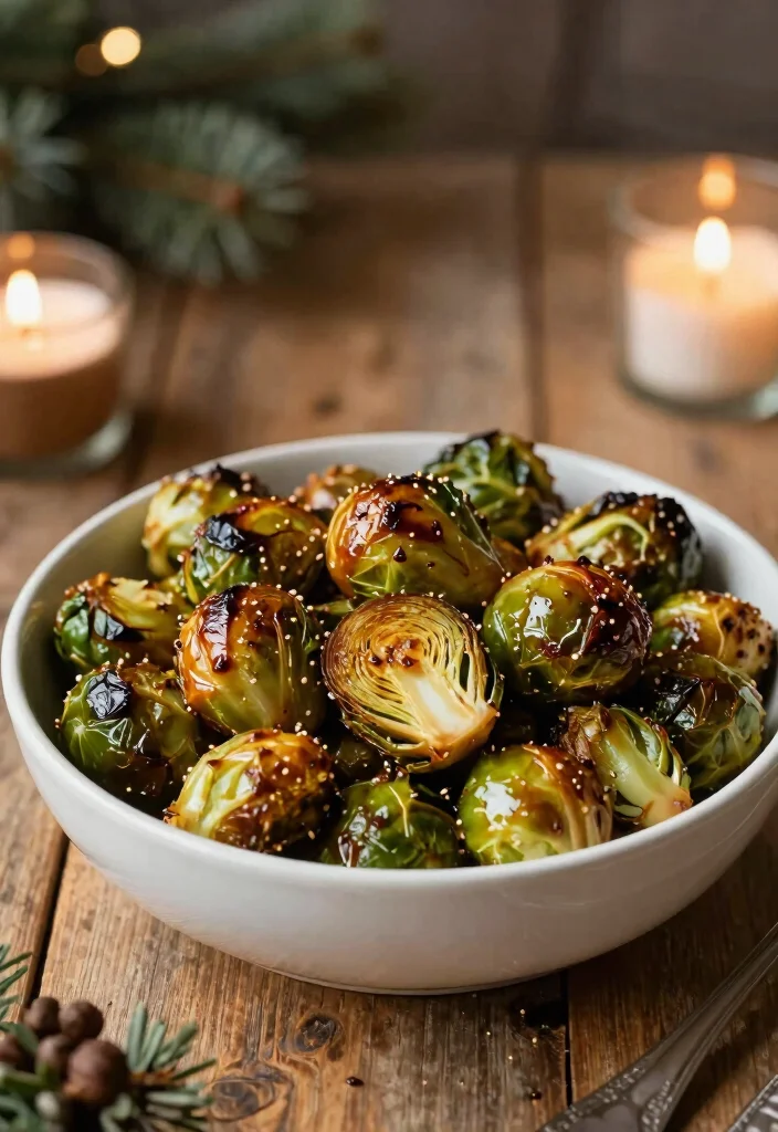 12 Vegetarian Christmas Recipes for a Festive Table 39 12 Vegetarian Christmas Recipes for a Festive Table 9. Maple Glazed Brussels Sprouts 0