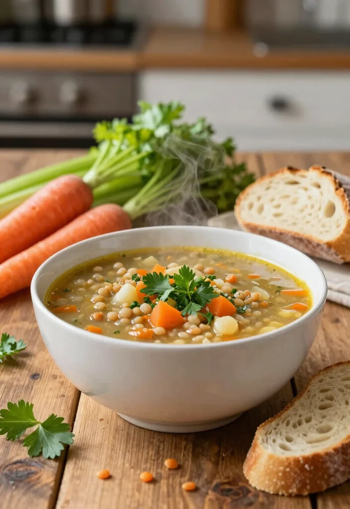 12 Vegetarian Crockpot Recipes for Easy Meals 1. Hearty Vegetable and Lentil Soup 0