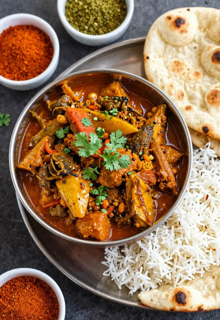 12 Vegetarian Crockpot Recipes for Easy Meals 12. Indian Vegetable Curry 0