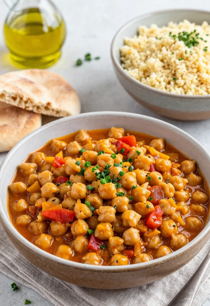 12 Vegetarian Crockpot Recipes for Easy Meals 7. Mediterranean Chickpea Stew 0
