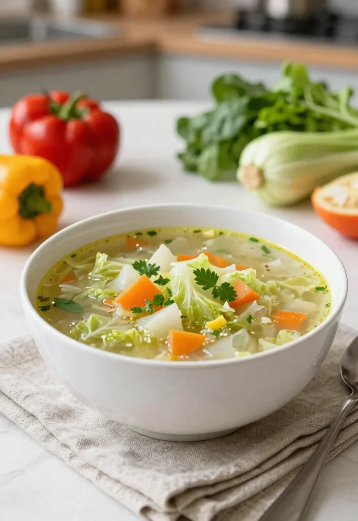 12 Vegetarian Crockpot Recipes for Easy Meals 8. Cabbage and Vegetable Soup 0