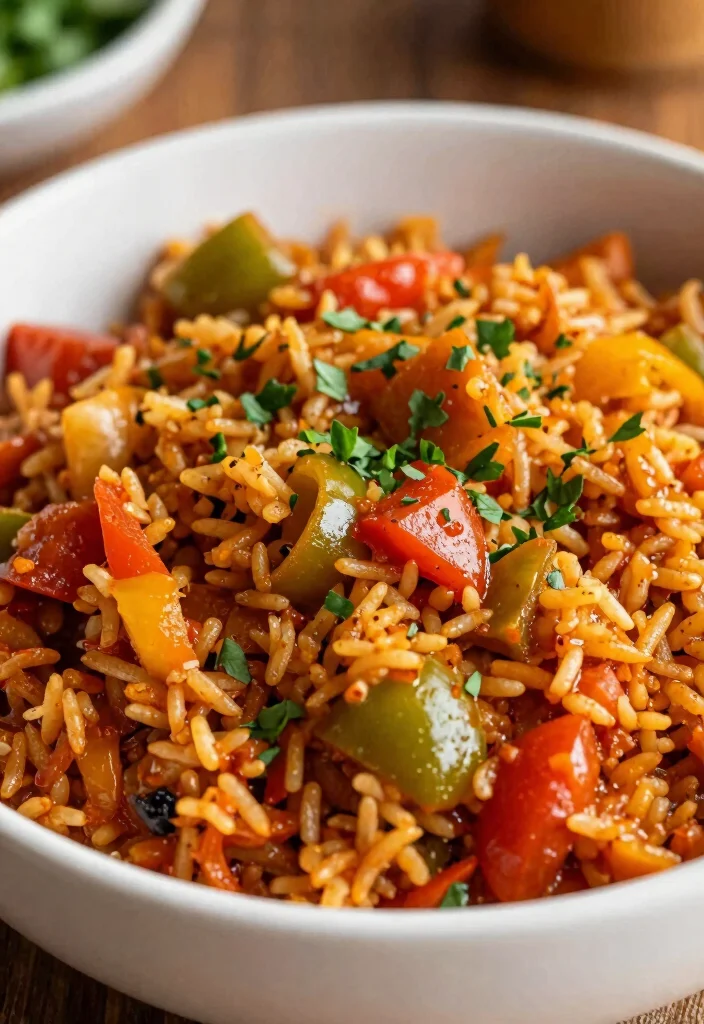 12 Vegetarian Crockpot Recipes for Families 10. Vegetable Jambalaya 0
