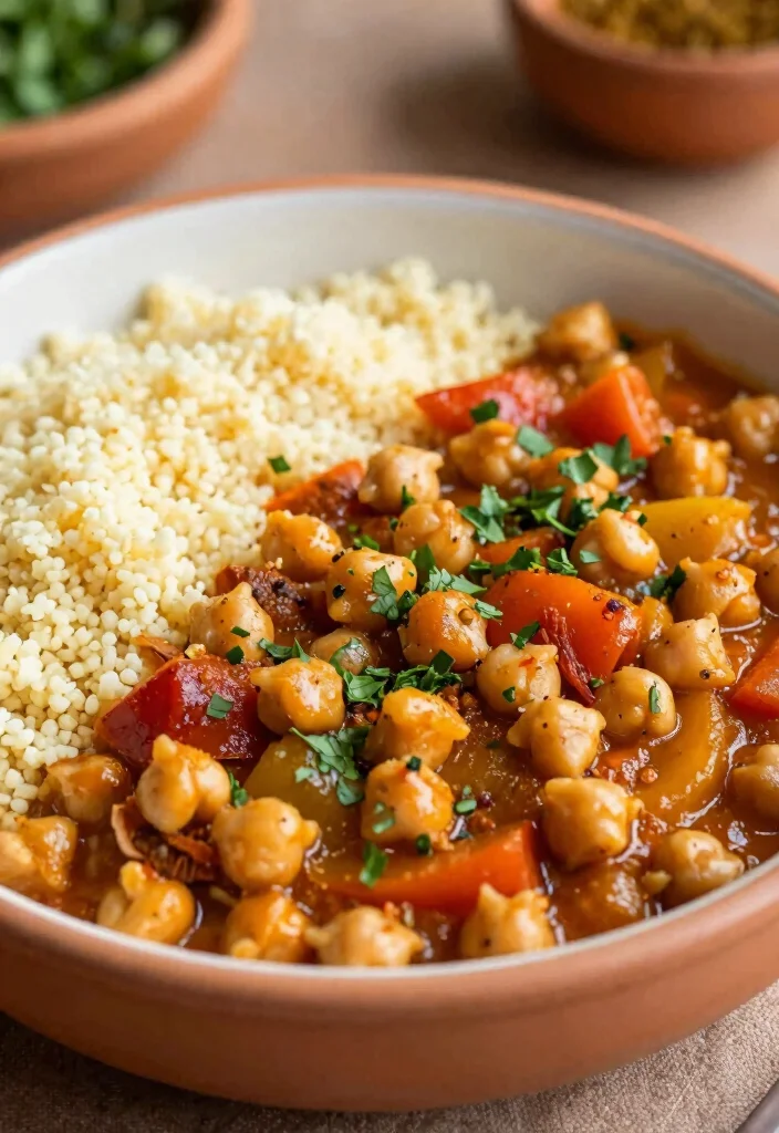 12 Vegetarian Crockpot Recipes for Families 11. Moroccan Chickpea Stew 0